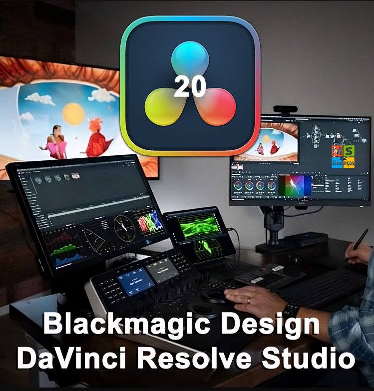 Blackmagic Design DaVinci Resolve Studio 20 - Ms Licenças